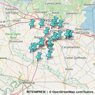 Mappa Via Don Primo Mazzolari, 25024 Leno BS, Italia (10.641)