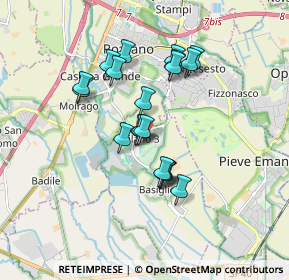 Mappa Via Alessandro Manzoni, 20080 Basiglio MI, Italia (1.424)