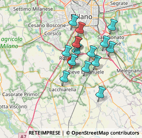 Mappa Via Alessandro Manzoni, 20080 Basiglio MI, Italia (5.45267)