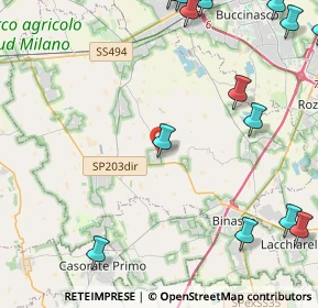 Mappa Via Mascagni, 20082 Noviglio MI, Italia (7.2855)