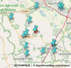 Mappa Via Mascagni, 20082 Noviglio MI, Italia (4.61357)
