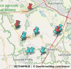 Mappa Via Mascagni, 20082 Noviglio MI, Italia (3.91222)
