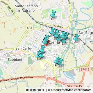 Mappa Piazza Giovanni XXIII, 26013 Crema CR, Italia (0.67611)