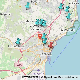 Mappa Via Lanzerotti Pantano Amalia, 95125 Catania CT, Italia (4.91545)