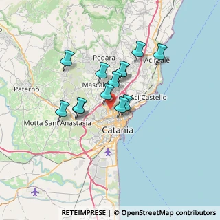 Mappa Via Lanzerotti Pantano Amalia, 95125 Catania CT, Italia (5.92308)