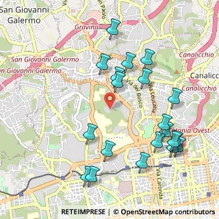 Mappa Via Lanzerotti Pantano Amalia, 95125 Catania CT, Italia (1.275)