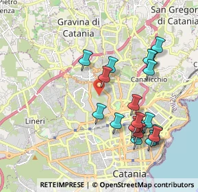 Mappa Via Lanzerotti Pantano Amalia, 95125 Catania CT, Italia (2.22526)
