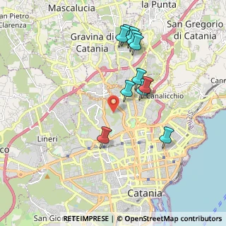 Mappa Via Lanzerotti Pantano Amalia, 95125 Catania CT, Italia (2.05727)