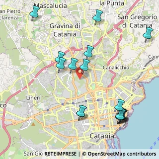 Mappa Via Lanzerotti Pantano Amalia, 95125 Catania CT, Italia (2.74313)
