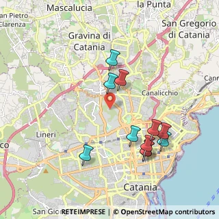 Mappa Via Lanzerotti Pantano Amalia, 95125 Catania CT, Italia (2.18)