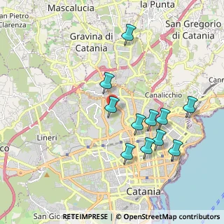 Mappa Via Lanzerotti Pantano Amalia, 95125 Catania CT, Italia (2.13)