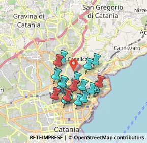 Mappa Via Giovanni Battista De La Salle, 95126 Catania CT, Italia (1.6265)