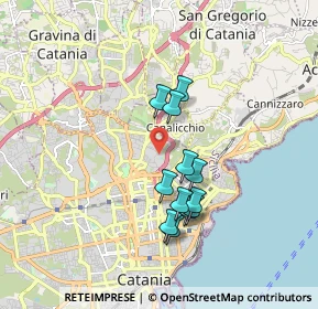Mappa Via Giovanni Battista De La Salle, 95126 Catania CT, Italia (1.67167)