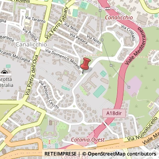 Mappa Via Giovanni Battista De La Salle, 15, 95125 Catania, Catania (Sicilia)