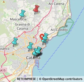 Mappa Via Monsignor Domenico Orlando, 95126 Catania CT, Italia (3.705)