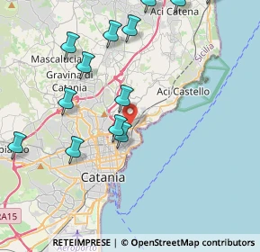 Mappa Via Monsignor Domenico Orlando, 95126 Catania CT, Italia (5.33308)