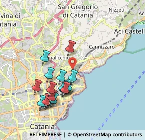 Mappa Via Monsignor Domenico Orlando, 95126 Catania CT, Italia (2.09556)