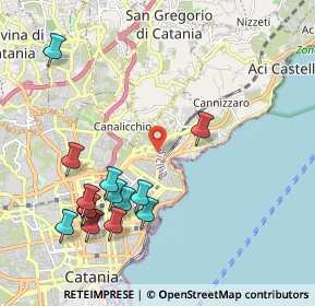 Mappa Via Orlando Monsignore Domenico, 95126 Catania CT, Italia (2.57929)