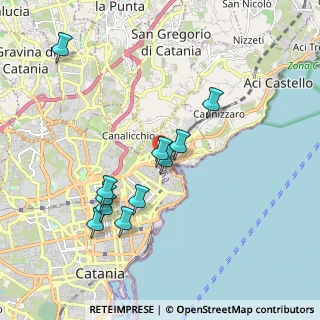 Mappa Via Orlando Monsignore Domenico, 95126 Catania CT, Italia (2.03636)