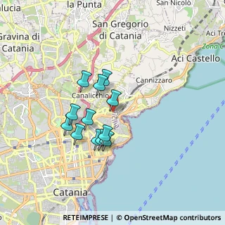Mappa Via Monsignor Domenico Orlando, 95126 Catania CT, Italia (1.54667)