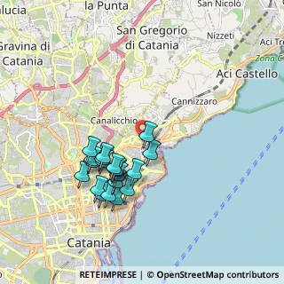 Mappa Via Orlando Monsignore Domenico, 95126 Catania CT, Italia (1.9525)