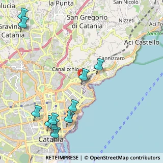 Mappa Via Monsignor Domenico Orlando, 95126 Catania CT, Italia (3.09818)