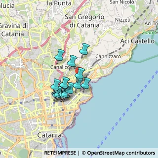 Mappa Via Orlando Monsignore Domenico, 95126 Catania CT, Italia (1.43375)