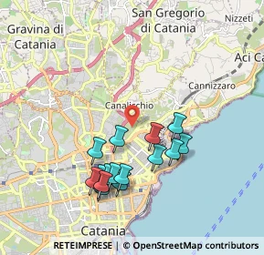 Mappa Via Nuovalucello, 95126 Catania CT, Italia (2.02867)