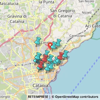 Mappa Via Nuovalucello, 95126 Catania CT, Italia (1.65722)