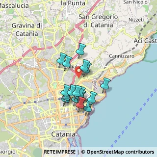 Mappa Via Nuovalucello, 95126 Catania CT, Italia (1.53526)