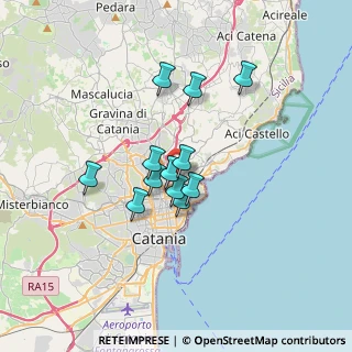 Mappa Via Nuovalucello, 95126 Catania CT, Italia (2.77083)