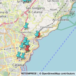 Mappa Via Pietro Nenni, 95126 Catania CT, Italia (2.7125)