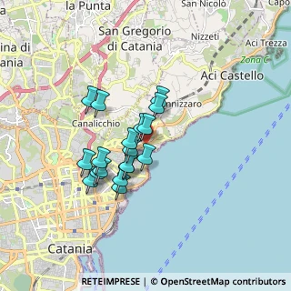 Mappa Via Pietro Nenni, 95126 Catania CT, Italia (1.49333)