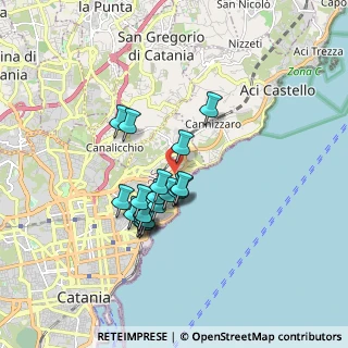 Mappa Via Pietro Nenni, 95126 Catania CT, Italia (1.528)