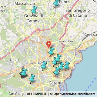Mappa Via Attanasio Natale, 95125 Catania CT, Italia (3.06857)
