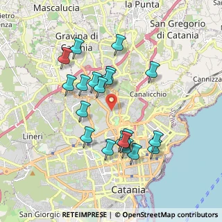 Mappa Via Michelina, 95125 Catania CT, Italia (1.9425)