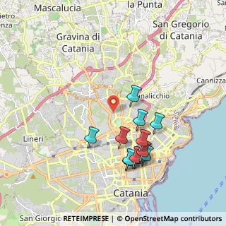 Mappa Via Attanasio Natale, 95125 Catania CT, Italia (2.07417)