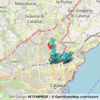 Mappa Via Michelina, 95125 Catania CT, Italia (1.48929)