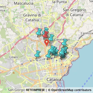 Mappa Via Michelina, 95125 Catania CT, Italia (1.43667)