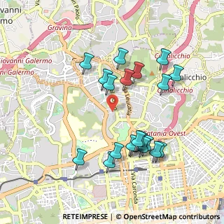 Mappa Via Michelina, 95125 Catania CT, Italia (1.066)