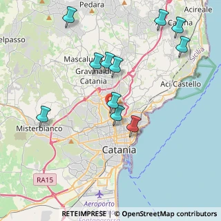 Mappa Via Michelina, 95125 Catania CT, Italia (4.80727)