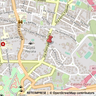 Mappa Via Pietra dell'Ova, 172, 95125 Catania, Catania (Sicilia)