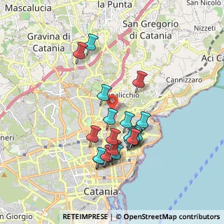 Mappa Via G.B. De La Salle, 95125 Catania CT, Italia (1.8785)