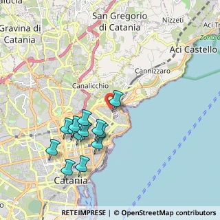 Mappa Via Edmondo de Amicis, 95127 Catania CT, Italia (2.17231)