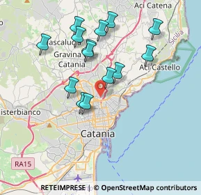 Mappa Via Vittorio Emanuele da Bormida, 95126 Catania CT, Italia (3.92357)