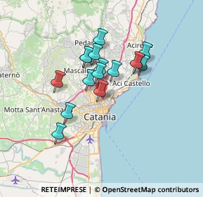 Mappa Via Vittorio Emanuele da Bormida, 95126 Catania CT, Italia (6.04625)