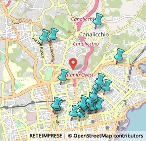 Mappa Via Vittorio Emanuele da Bormida, 95126 Catania CT, Italia (1.259)