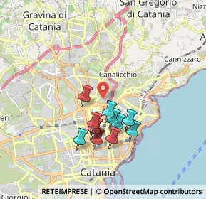 Mappa Via Vittorio Emanuele da Bormida, 95126 Catania CT, Italia (1.72667)