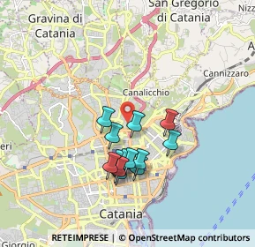 Mappa Via Vittorio Emanuele da Bormida, 95126 Catania CT, Italia (1.66846)