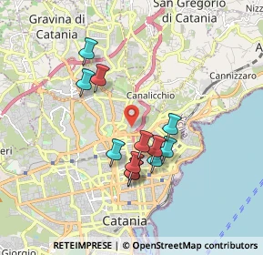 Mappa Via Vittorio Emanuele da Bormida, 95126 Catania CT, Italia (1.71167)
